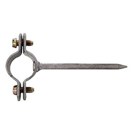 CORNAT T562101 1/2-Inch Zinc Plated Pipe Clamps - Clear (5-Piece)