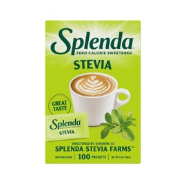 SPLENDA Stevia Zero Calorie Sweetener, Sugar Substitute Packets, 100 Count (Pack of 1)