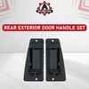 Replacement Rear Exterior Door Handle Set - Replaces 15758171, 15758172