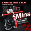 CHUSYYRAY 2X H11 LED Headlight Super Bright Bulbs Kit 6000K