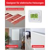 ELEKTROBOCK PT712 Digitaler Raumthermostat 230V - Programmierbarer Wandthermostat mit beleuchtetem