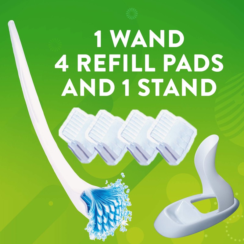Scrubbing Bubbles Toilet Bowl Cleaning System with Flushable & Disposable
