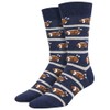 Socksmith Men's Crew Socks Thanksgiving Football Turkey