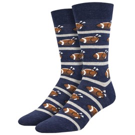 Socksmith Men's Crew Socks Thanksgiving Football Turkey
