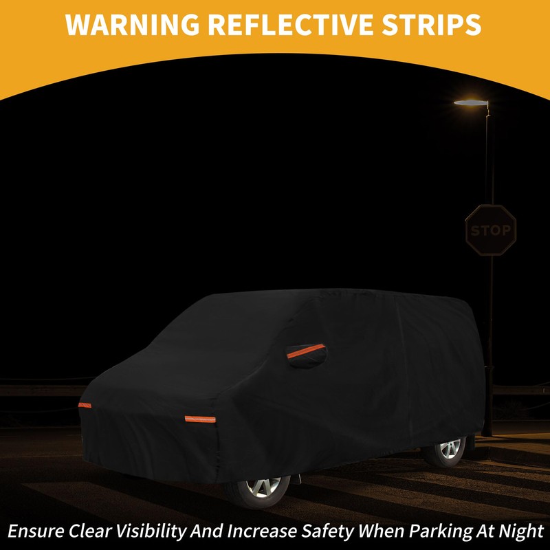 Partuto Car Cover Waterproof All Weather Sun Rain Protection Full