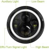 Unbranded Pair For Suzuki Samurai SJ410 DOT 7"inch LED Round