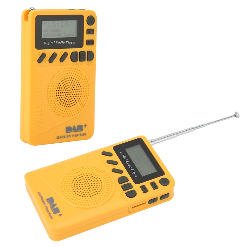 DABP9 Portable Pocket Radio LCD Display Speaker MP3 Player Digital