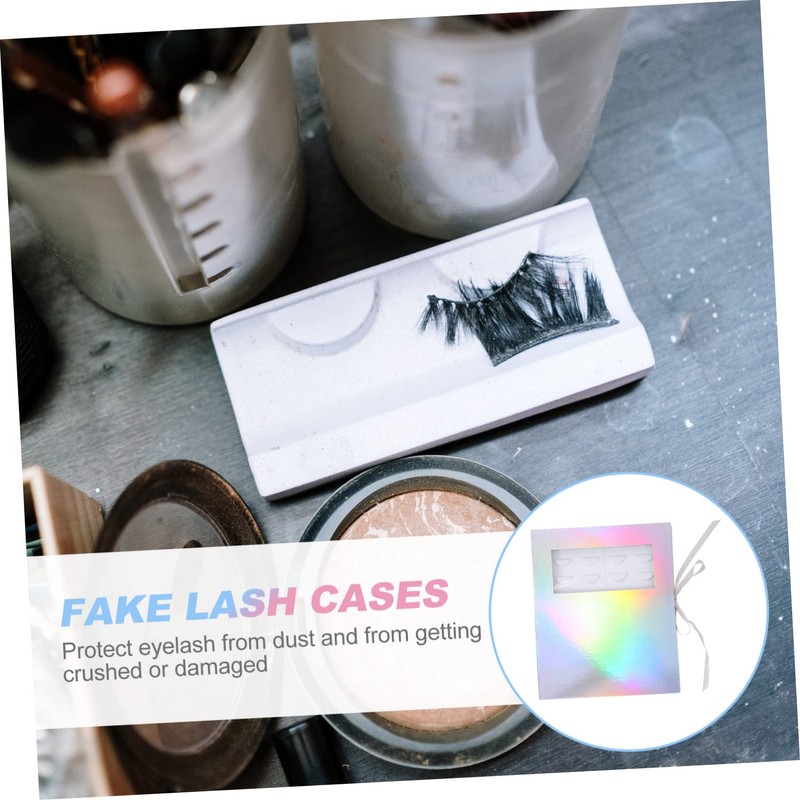 Gogogmee False Eyelash Box with Window View 16 Pairs Lash