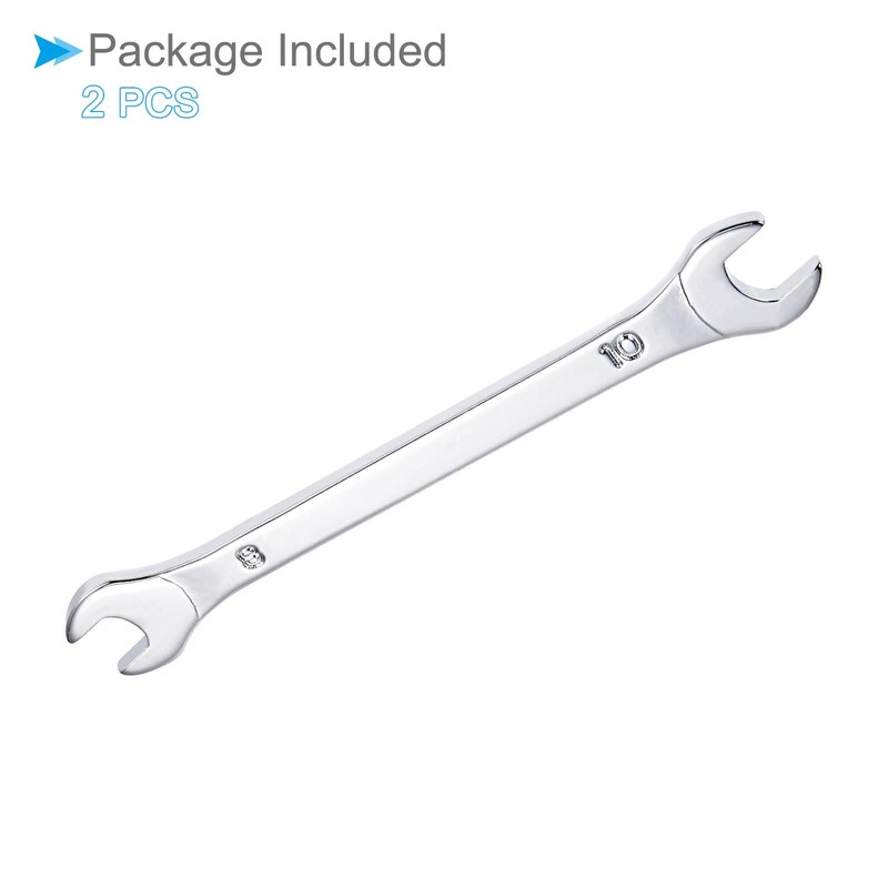CoCud Thin Open End Wrench, Metric 8mm x 10mm, Double