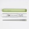 OSK Chiikawa Pull Lid Chopsticks Case Set, 6.9 x 1.1