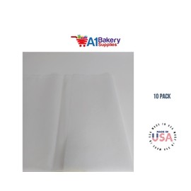 White Non-Woven Tissue Sheets 10 Sheet Pack ~ 20"x26" SheetsUse for Flower Wrapper, Bouquet