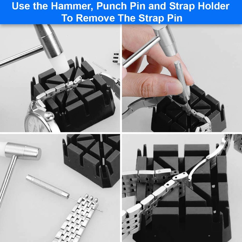 MMOBIEL Watchmaker Tool Watch Bracelet Repair Kit 24 in 1