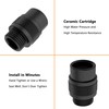 ChuangTim Shower Head Shut Off Valve G1/2'' Shower Flow Control