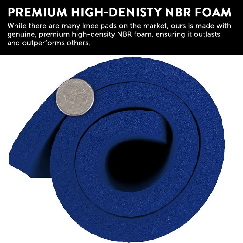 (Dark Blue) - SukhaMat Yoga Knee Pad Cushion - America's