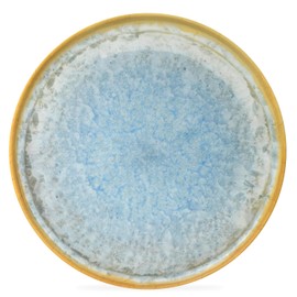 Camping Crockery Set 1 Person 4-Piece Melamine Picnic Crockery Set Camping Crockery Crystal Blue Design