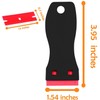 CANOPUS Plastic Scraper Tool Non Scratch with 10 Plastic Razor
