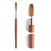 KADS Pure Kolinsky Hair Bristles Acrylic Nail Brush Oval Curled