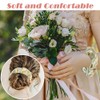 18 Pcs Including Gold Glitter Bridesmaid Hair Clips and Silk