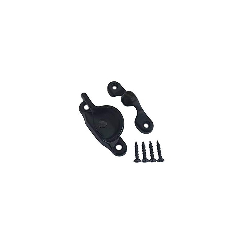 QCAA Forged Brass Sash Lock in Solid Brass, CTC 2",