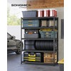 SONGMICS 5-Tier Storage Shelves, Heavy-Duty Garage Shelving, Adjustable Shelving Unit,
