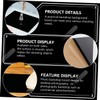 KOMBIUDA 2pcs Black Acrylic Photography Reflective Display Board Tabletop Photo