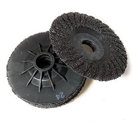 SIGNI 5 Pack SiC Plastic Back Grinding Wheel for Granite/Marble/Concrete and Glasses (4.5 INCH, 24 GRIT)