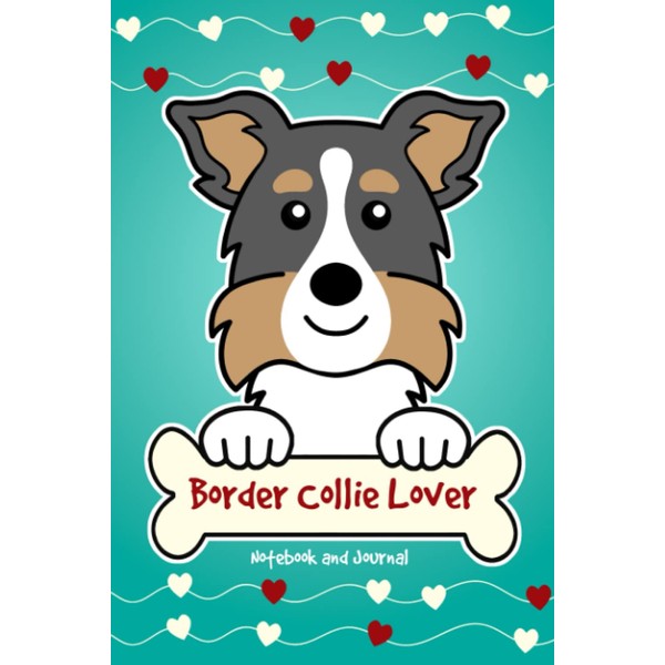 Border Collie Lover Notebook and Journal: 120-Page Lined Notebook for