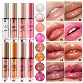 YOUNG VISION Shimmering Lip Gloss – Glossy Finish with Pearl-Like Particles, Non-Sticky and Hydrating, Perfect for Layering or Wearing Alone, Smooth Shine for Long-Lasting Comfort