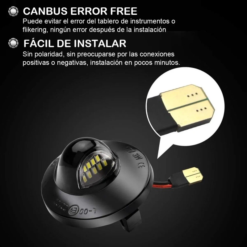 Par Luces De Matrícula Placa Para Ford F150~f550 1990-2014