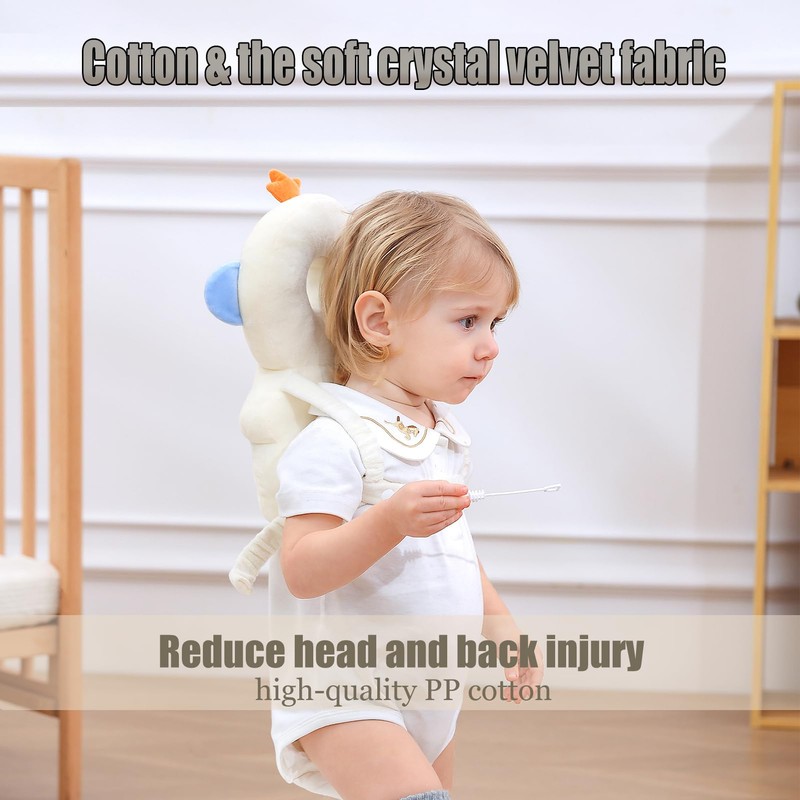 Feidoog Baby Head Protector Cushion Backpack with 3 Knee Pads