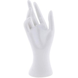 Hand Jewelry Display Holder Female Mannequin Hand Jewelry Bracelet Ring Gloves Display Organizer Stand - White