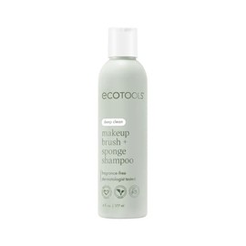 EcoTools EcoTools Cleanser Shampoo for Makeup Brush/Sponge/Puffs, Remove Makeup & Impurities, Fragrance-Free, No Harsh Chemicals, Vegan & Cruelty-Free, 6 fl.oz./177 ml, 1 Count