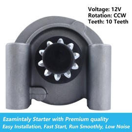 Ezamintaly Starter Motor & Solenoid Relay for Kohler Engine, for John Deere STX30 STX38 STX46, 12-098-10 25-098-03 AM117130 AM120729 410-21040 5667140MO30SM