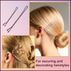 ZAKASEA - Kit de 300 Accesorios para Cabello: 100 Pasadores