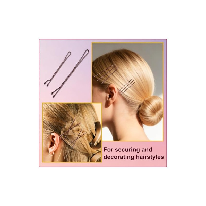 ZAKASEA - Kit de 300 Accesorios para Cabello: 100 Pasadores