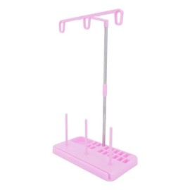 AAC 3 Spool Thread Stand Embroidery, Sewing Machine. ( One Set ) Pink