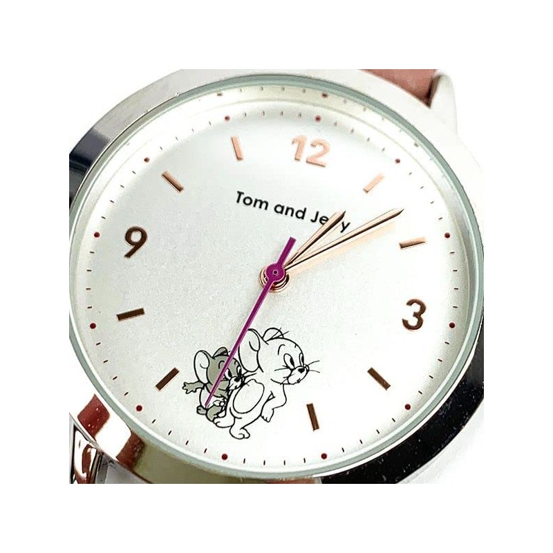 Fieldwork TAJ002-3 Tom & Jerry Analog Leather Strap Women's Watch