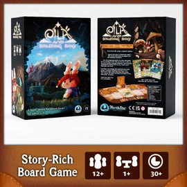 Eila and Something Shiny by North Star Games - Cooperative Story Board Game - Strategy and Resource Management - 1+ Players - 30-45 Mins Per Chapter - Age 12+
