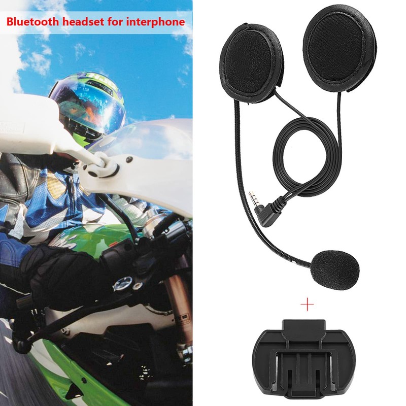 KIMISS Audfonos Bluetooth, para V4/V6 Casco de Motocicleta Intercomunicador Accesorios