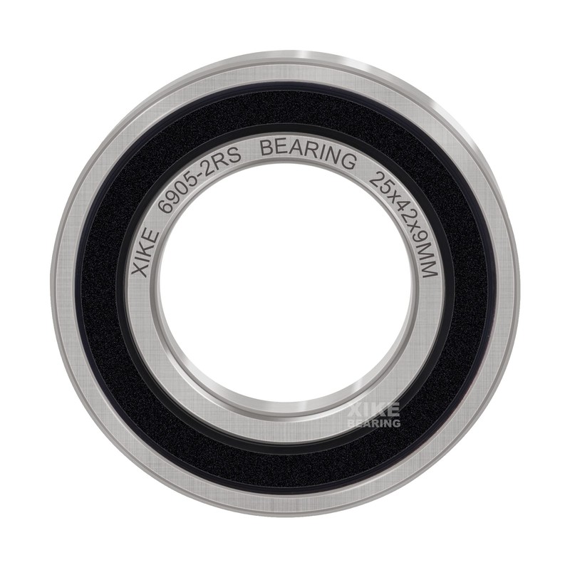 XIKE 6905-2RS Ball Bearings 25x42x9mm Bearing Steel｜Pre-Lubricated｜Double Rubber Seals｜6905RS Deep