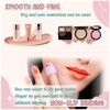 LuckyOpt 6Pcs Mini Makeup Sponge, Wet & Dry Drop-Shape Mini