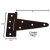 Shed Windows and More Single Door Hardware Kit (6" Hinge),
