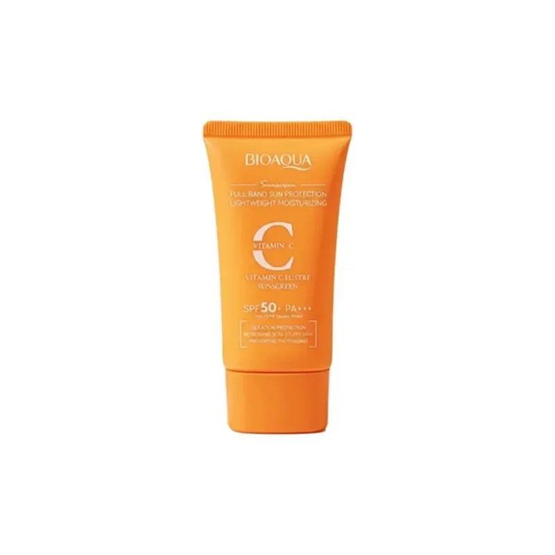 Bioaqua Protector Solar Con Vitamina C Spf 50 Aclarante 50g