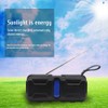 Emergency Portable Solar Radio AM FM Radio with LED Flashlight