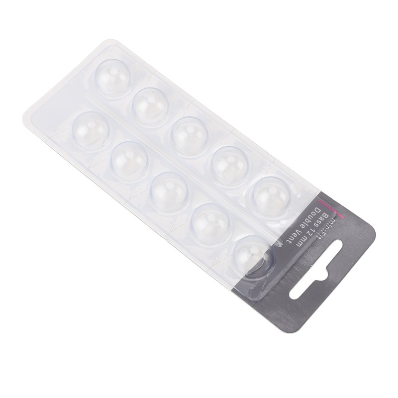 10pcs Double Vent Bass Dome Accessory Single Layer Double Vent