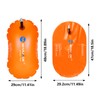 lovingmona Swim Buoy Tow Float Highly Visible Swimming Pull Floats