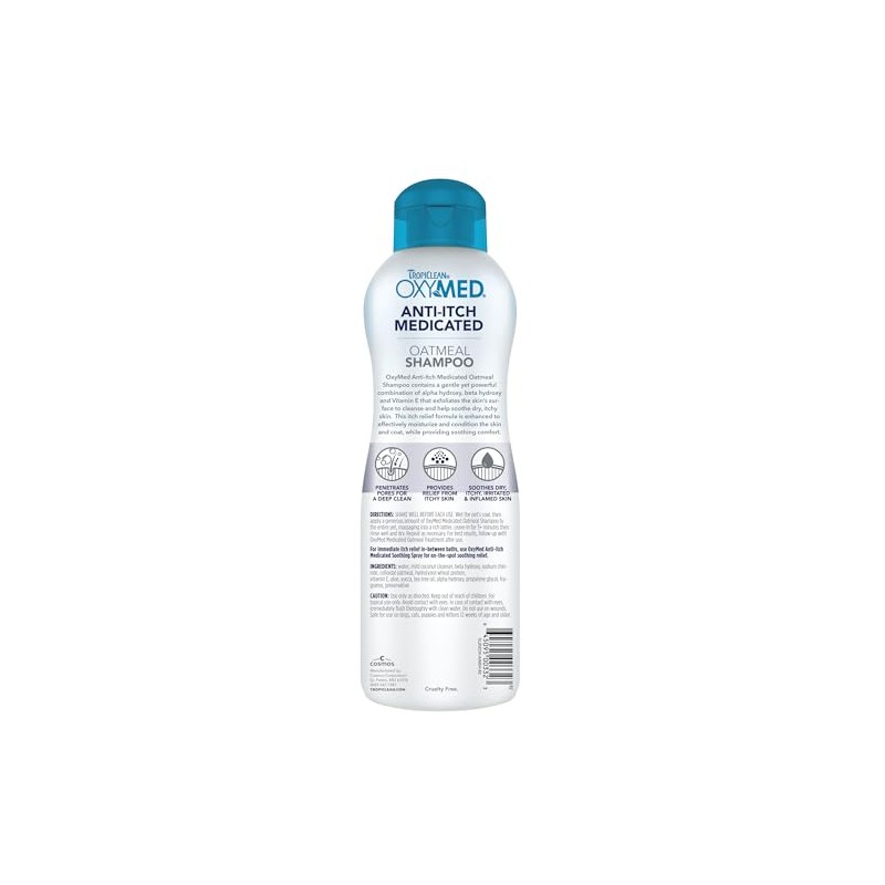 Tropiclean Oxy-Med Shampoo 20oz