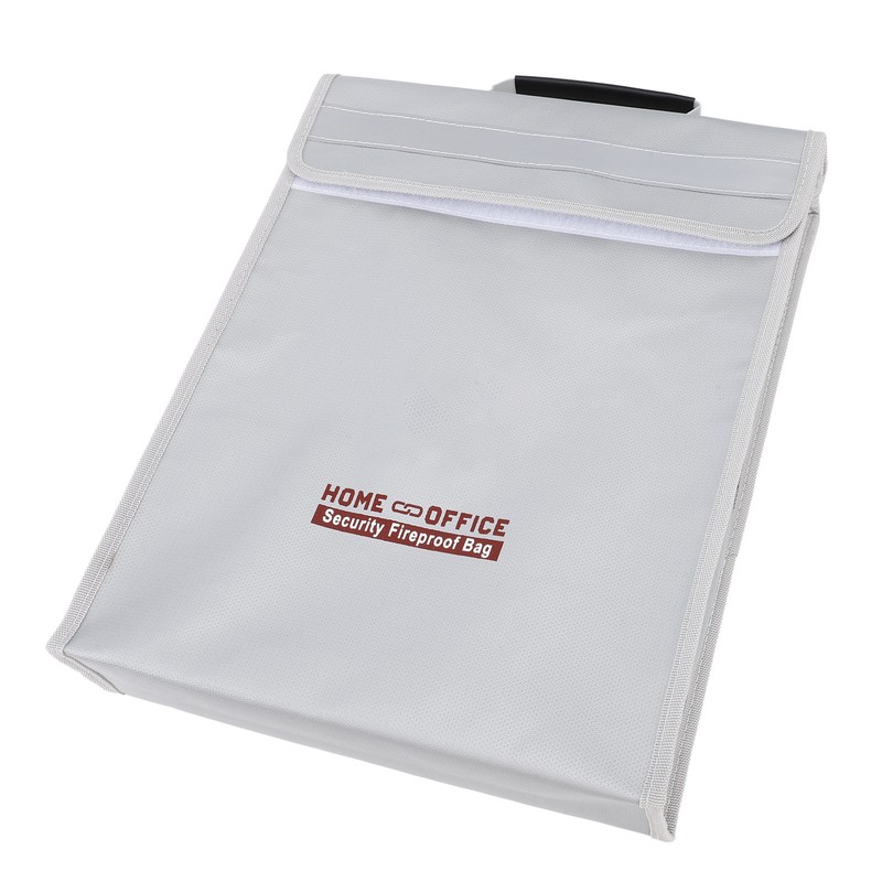 Fireproof Document Holder Pouch Waterproof Fireproof Money Bag with Zipper