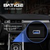 BATIGE Square Single Port USB 3.0 Panel Flush Mount Extension