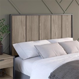 Bush Atria Full/Queen Size Headboard in Modern Hickory - Engineered Wood